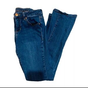Jag Women's Sz 4P  Blue Jeans Mid Rise Boot Leg Stretch